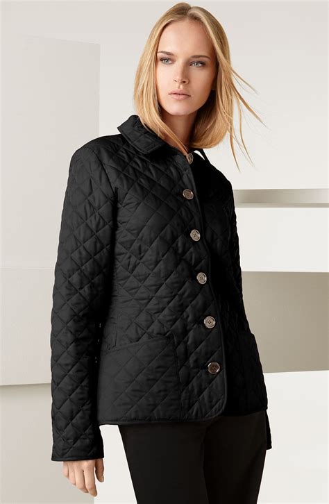 burberry brit women's quilted jacket|burberry quilted jacket outlet.